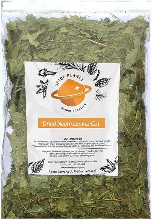 Neem Leaves Cut Dried | Leaf | Limda Leaves Premium Quality by Spice Planet® 25g-1.9kg (25 Grams)