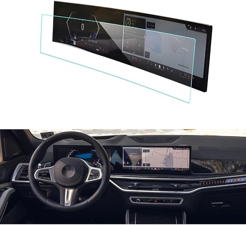 BMW ile uyumlu 5 Serisi 2024 2025 Model Gösterge ve Dokunmatik Bilgi Ekranı 9H Nano Ekran Koruyucu