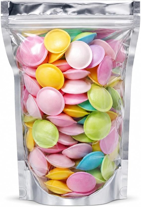 GROBITS Flying Saucer Sweets 100g Retro Fizzy Sherbet Candy Party Bag Treat