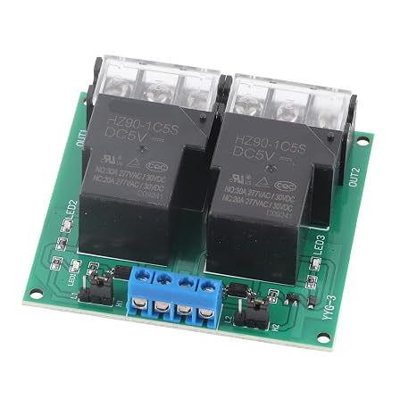 Bidirectional Relay Module, 30A Optocoupler for Stable