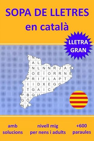 Sopa de lletres en català: 50 jocs temàtics per a nens i adults