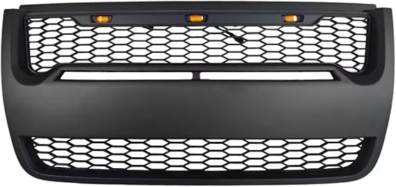 Front Grill Accessories Auto Front Grille Gloss Black Mesh Replacement Compatible With For Explorer 2006 2027 2008 2009 2010 2011 For Custom