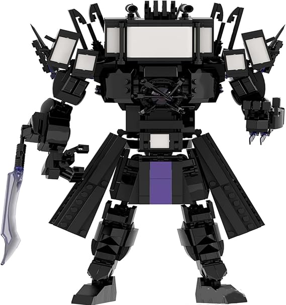 Building Blocks Figures Toy Toilet Titan Cameraman Speakerman Clock TV Man Game Upgraded Action Mutant Model Funny Ideas Collectible Birthday Gift Skibidi Buildable Brick Adults Kids Fans C