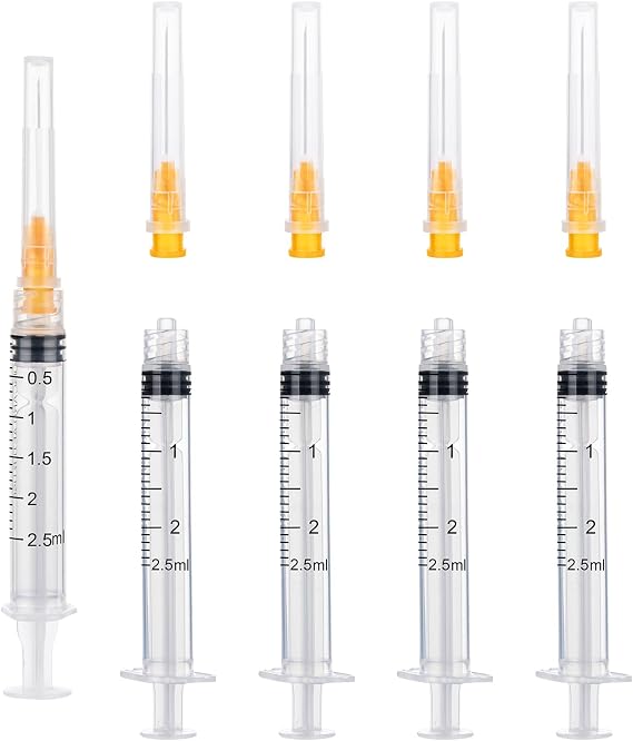 20Pcs Plastic Transfer Tools, 2.5ml Multi Purpose Measuring Tools, Laboratory Accessories, Individually Sealed Packaging (2.5ml 25g 25mm)