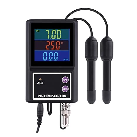 Digital PH EC TDS TEMP Bluetooth Water Quality Analysis Monitor PH-260BD Online Tester ATC Pool Aquiculture Spa Meter Fast And Accurate Detection