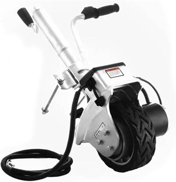 Aluminium Motorised Jockey Wheel Trailer Mover 12 V 350 W, Suitable for Caravans, Boat Trailers, Horse Trailers, Up to 2270kg Load Capacity