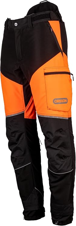 Oregon Protect Pro Chainsaw Trousers, Orange/Black, Size XL