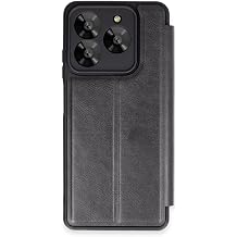 Gpack General Mobile Era 50 ile Uyumlu Kapaklı Standlı Flip Kılıf, Siyah