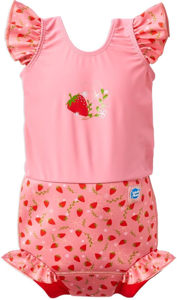 Slash About Happy Nappy Costume, One Piece Swimwear for Babies and Toddlers