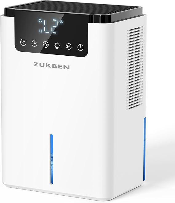 Dehumidifiers for Home,2300ml air Dehumidifier with 12H Timer,Auto Shut Off,7 Colors LED Light,Sleep Modes,670 ml/Day, Quiet Dehumidifier for Bathroom Bedroom Basement