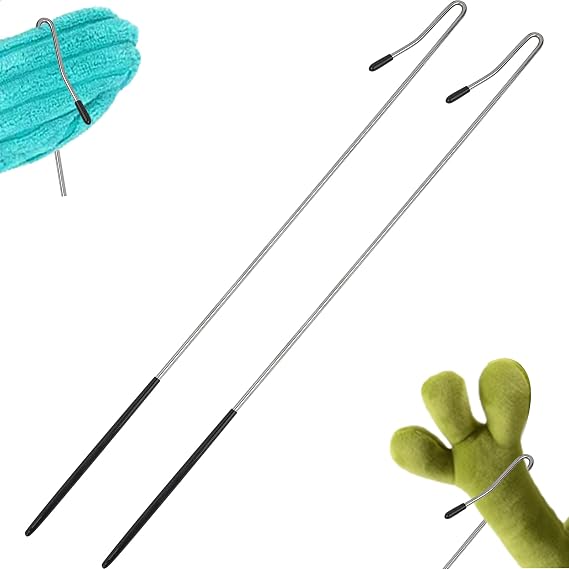 40 cm Kukla Kol Kontrolü 2 adet, Metal Çubuk Kukla Aksesuarları