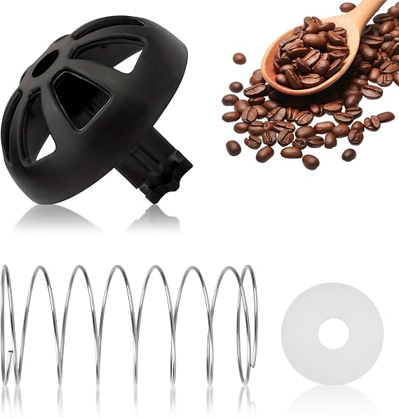 Coffee Machine Brew Basket Bottom Spring Loaded Stopper Kits Replacement Anti-Drip System for Coffee Makers Shareable Compatible with Almost All Brands