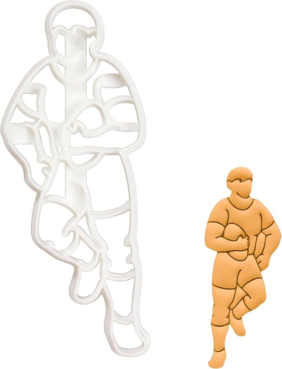 Rugby Player 1 Piece Cookie Cutter