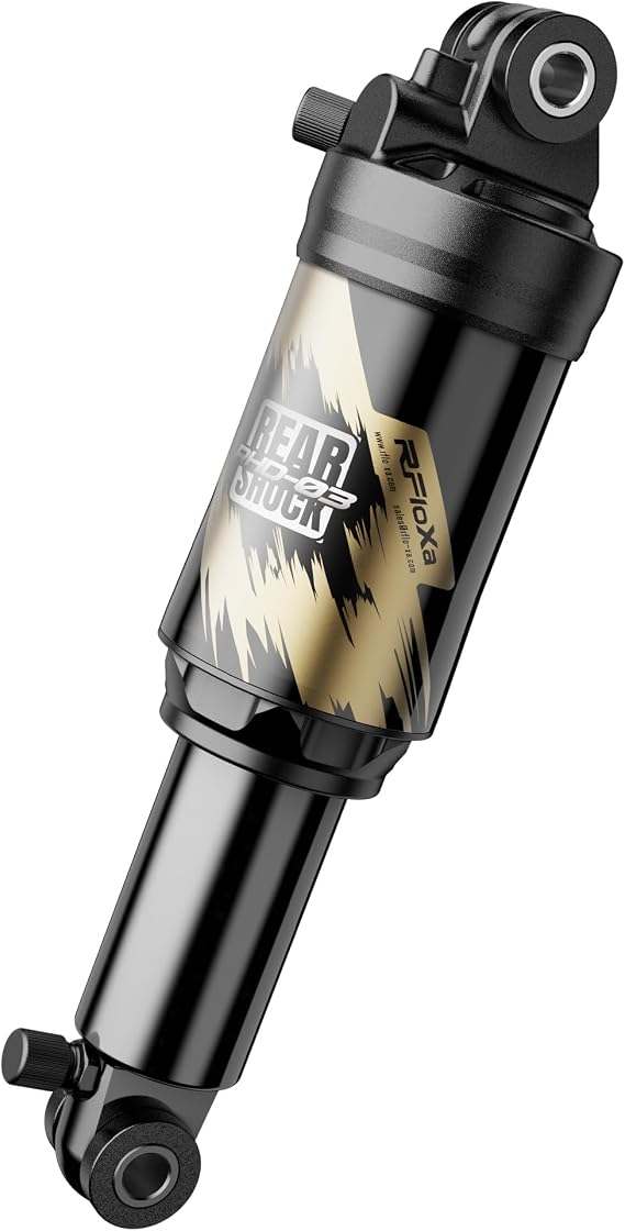 RH03 Bike Rear Shocks Mountain Bieyele Coil Resr ShockAbsorber MTB Rear Suspension for MTB/E-Bike/Scooter 150mm/165mm190mm +OUBLE CHAMBER WITH AIR SPRIHG
