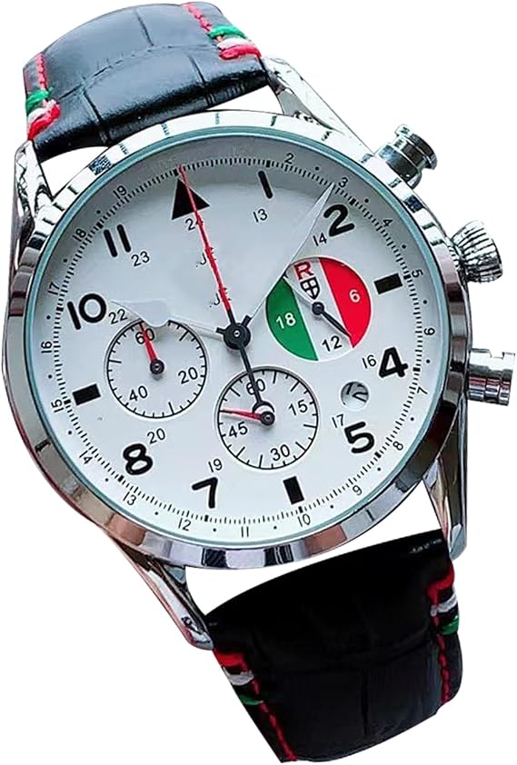Uni-Mechanical Automatic Watch for Men, Genuine Leather Strap, Water