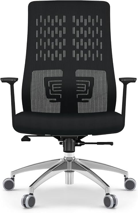 Ivo Office Flexo Ofis Çalışma Oyuncu Sandalyesi Şef Siyah Kumaş Ergonomik