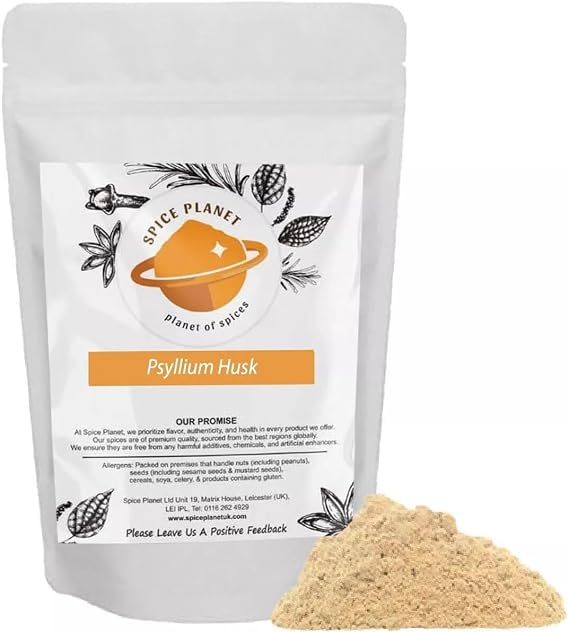 Psyllium Husk | Isabgol Ispaghula 99% Purity by Spice Planet® Free UK P&P (200 Grams)