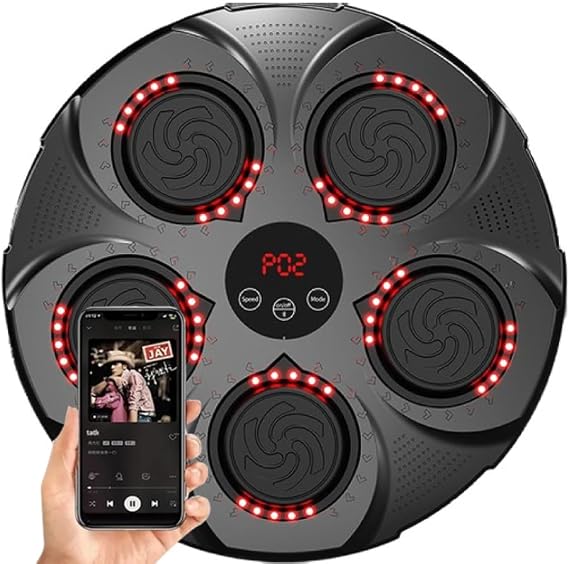 Kochler Bluetoothlu Boks Eğitim Tahtası - Akıllı Egzersiz Aleti - Müzikli Hedef