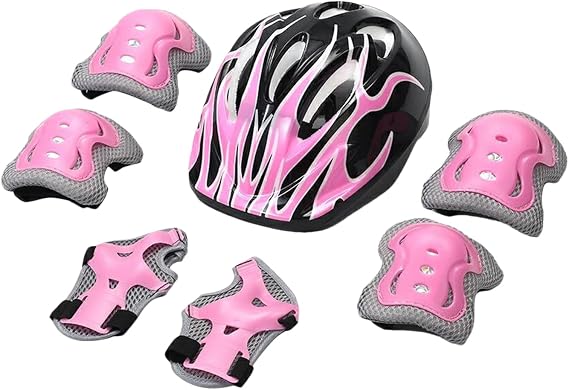 Skating Protective Gear Kids Shock-Absorbing Adjustable Breathable