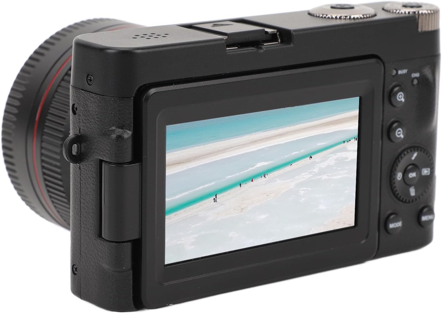 4K Digital Camera for Photography 48 MP Vlogging Camera with 3 Inch Folding Screen 16 x Auto Focus Digital Cameras for Daily Use
