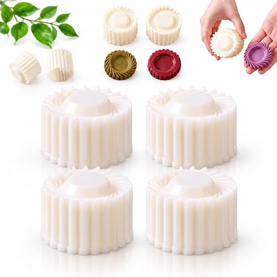 Creative Double-Ended Pastry Mold, Mooncake Mould (4Pcs)