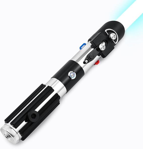 Saberforms Lightsaber Dueling Light Saber with 12 RGB Colors 16 Sound Fonts and Motion Control, Force FX Lightsabers with Premium Metal Handle and Replaceable Blade, Light Sabers for Adults, Kids