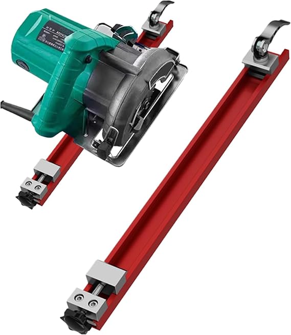 Adjustable Cutting Machine Base Guide,Electric Circular Saw Milling Positioning Clamp,Adjustable Circular Saw Guide Rail,Punch Plate Base Woodworking For Precision Cutting Milling,Craft Cut Aid