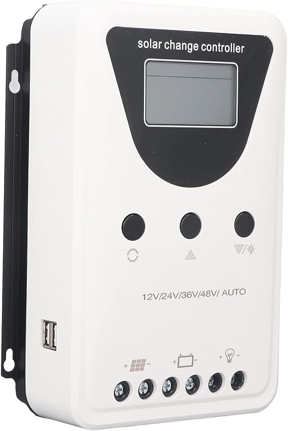 Solar Charge Controller Solar Panel Controller MPPT Automatic Detection System Protection Safe Charge Controller for Solar Panels (100A)