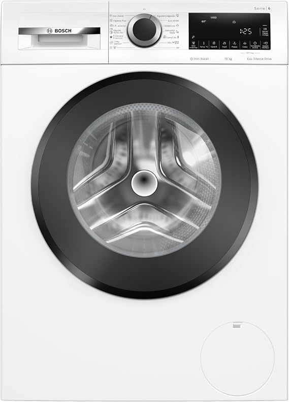 Bosch, Lavadora, Serie 6, 10kg, Iron Assist, blanco, WGG254Z5ES [Clase de eficiencia energética A]