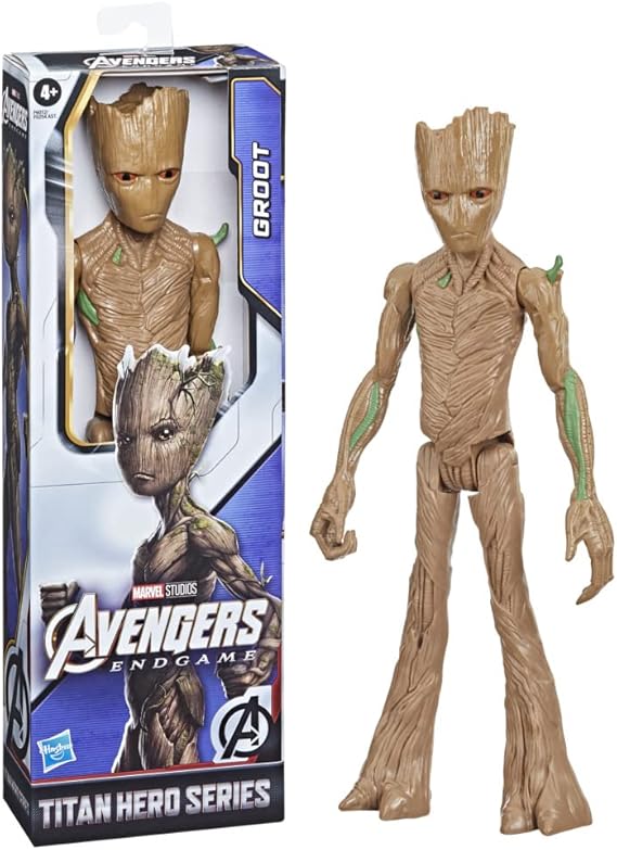 Hasbro Marvel Avengers Titan Hero Series - 12" Groot Figure - Avengers: Endgame - for Kids Ages 4+