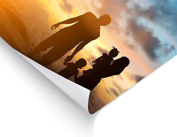 Panorama Personalised Poster with Your Photo A3 29.7 x 42 cm – 20 Different Sizes – Rigid Paper 250 g