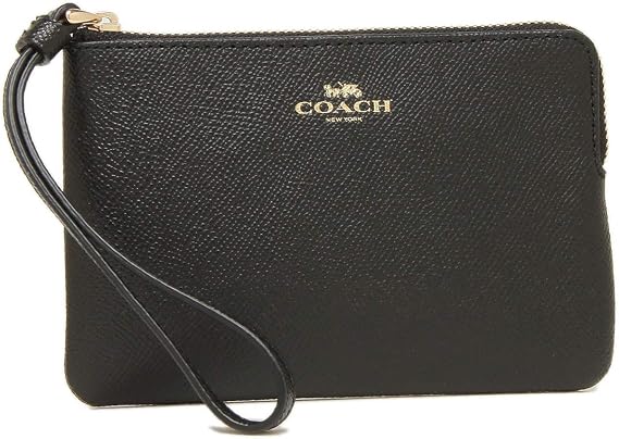 Coach F58032 1 IMBLK Black Wristlet Women's Outlet Pouch