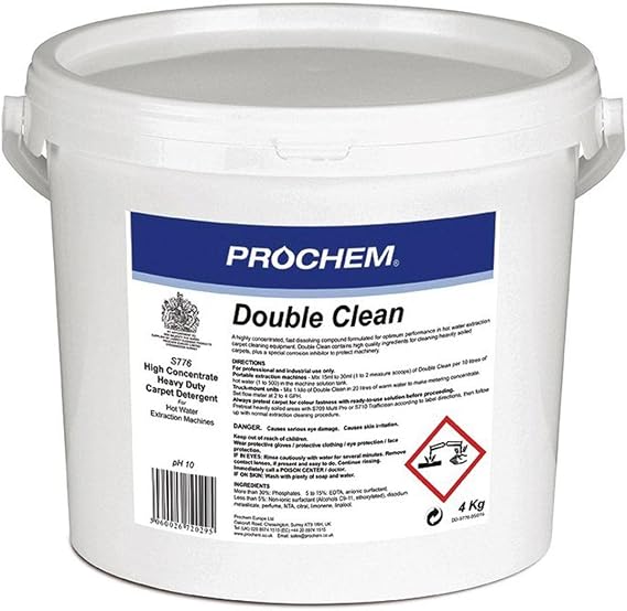 Prochem Double Clean Extraction Detergent 4 Kilo S776-04