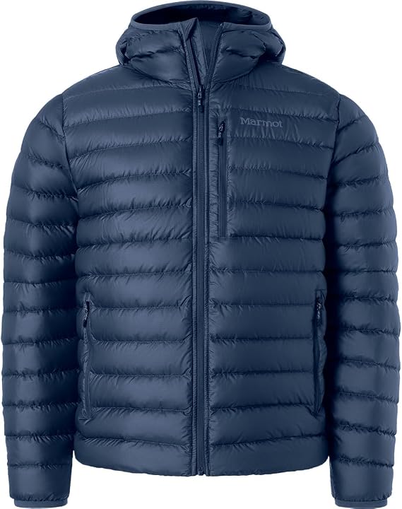 Marmot Men's Highlander Hoody Warm Down Jacket, Insulated Hooded Winter Coat, Breathable 700 FP Down Puffy, Lightweight Packable Outdoor Jacket, Windproof (pack of 1)