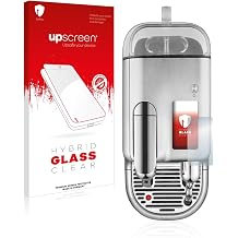 upscreen Screen Protector Film compatible with Sage Nespresso Creatista Pro - 9H Glass Protection, Extreme Scratch Resistant
