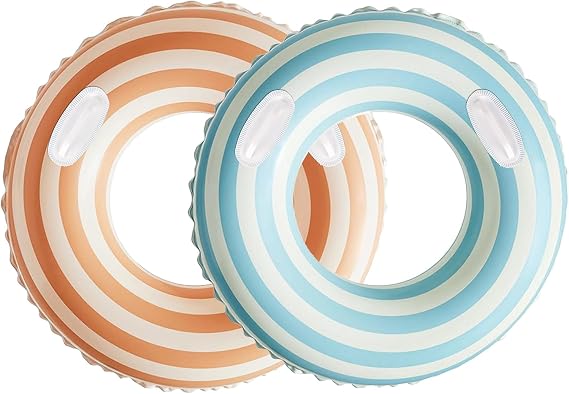 Inflatable Swimming Ring, Inflatable Pool Floats for Adults, Durable Rubber Swimming Pool Tube, Water Pool Swim Rings for Summer Beach Party Toys