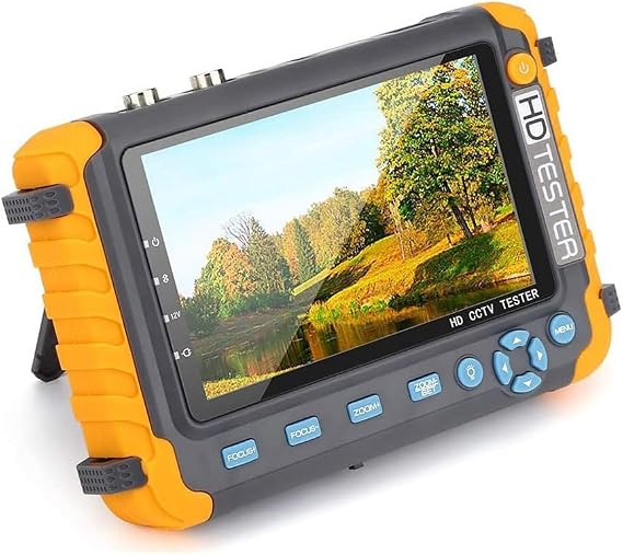 8MP CCTV Security Camera Tester IV8W 5Inch CCTV Monitor AHD/CVI/TVI CVBS Analog Camera Tester Cameras Tester HD UK Plug