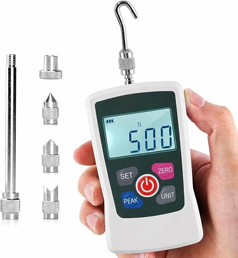 GLEAVI Digital Force Gauge, High Precision Force dynamometer (AMF500N)