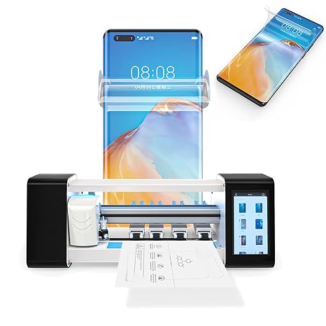 Screen Protector Cutting Machine, Hydrogel Film Cutter with 5.5" Touch Screen, Supports Multiple Languages and DIY Film Cutting