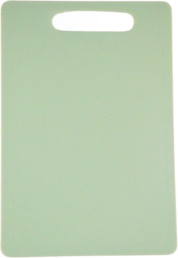Fackelmann Ocean Medium Cutting Board, Polypropylene, Lightweight Material, Hygienic and Easy to Wash, Dishwasher Safe, 35 x 24 cm, Aqua Green, 1 pc.