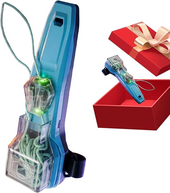 String Rope Launcher Fidget Toy For Kids And Adults Glow Interactive