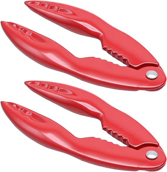 2 Pack Seafood Crackers Set, Multifunctional Crab Leg and Lobster Crackers, Robust Tools for Shellfish and Nuts, Ideal for Home Kitchen Use