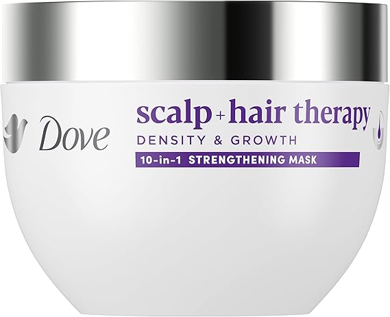 Dove scalp + hair therapy Density & Growth¹ Mask hair treatment 10-in-1 strengthening for up to 99% less hair fall* 270 ml