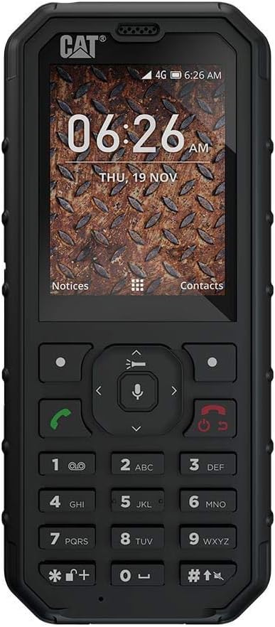 Caterpillar CAT B35 - Mobile Phone 4GB, 512MB RAM, Dual Sim, Black