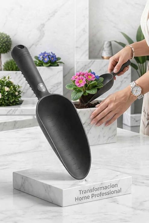 Transformacion 2'li Bahçe Küreği Seti, Plastik, Ölçekli, Çok Amaçlı, 30 cm, Toprak ve PET Mama Aktarma