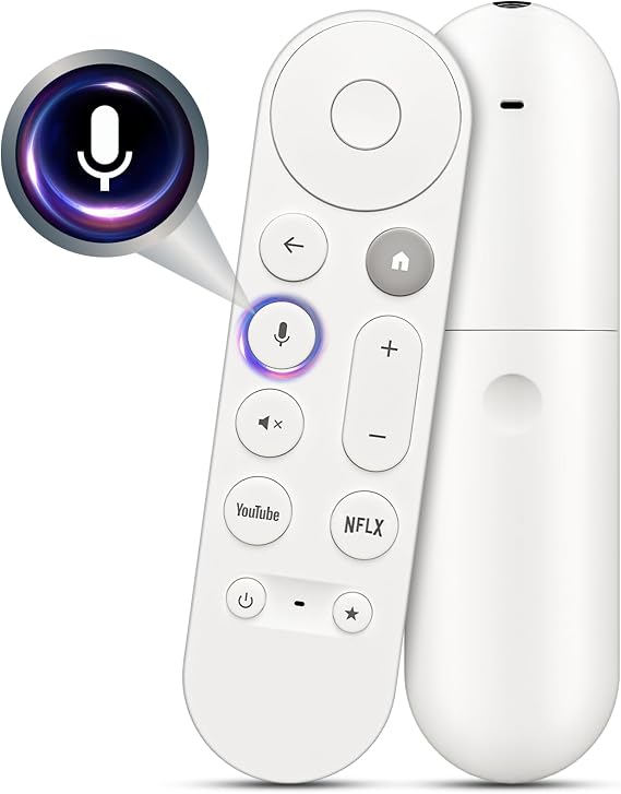 Vocie Remote Control for Google Chromecast, for Google TV Streamer 4K/HD