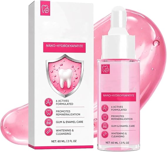 60ml Fluoride Free Toothpaste Serum, Nano Hydroxyapatite Toothpaste, Appropriate for Sensitive Teeth, Enamel Repair and Helps Keep Gum Healthy (1Pcs)