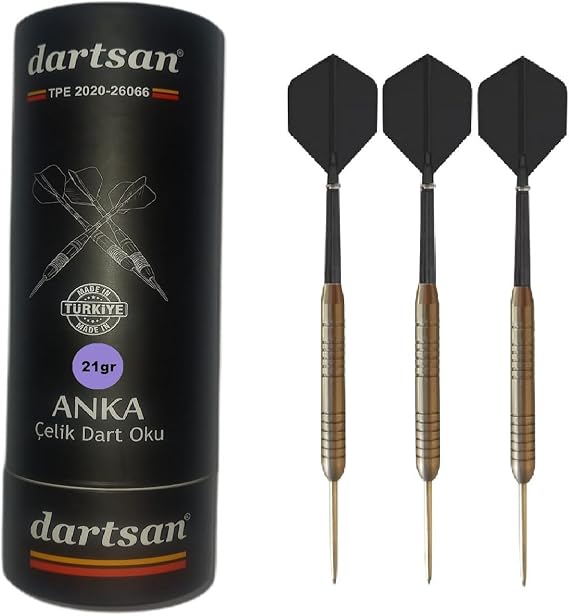 Anka Ilk Türk Malı Çelik Dart Oku 21gr