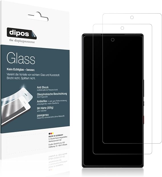 dipos 2x 9H Matte Screen Protector for Nubia Redmagic 9 Pro