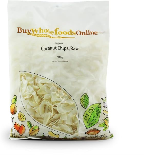 Organic Coconut Chips, Raw 500g (BWFO)